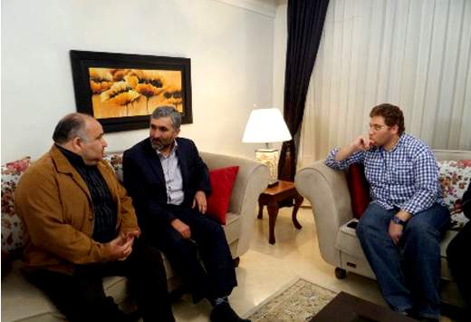 بازدید محمد احسانی از پشت‌صحنه‌ی فیلم "چاقی"