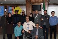 کیارستمی به دیدار جان‌بازان رفت