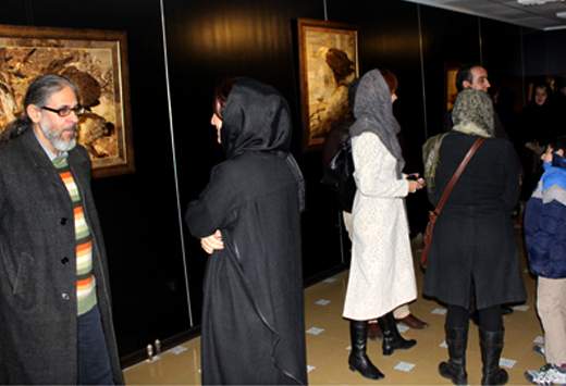 نمايش تازه‌ترين آثار معرق اينانلو درگالری جهان
