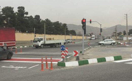 اصلاح هندسی تقاطع خیابان سپاه اسلام و شهید جلال