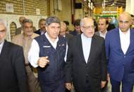 بازدید سرزده وزیر صنعت، معدن و تجارت از مجموعه تولیدی سام