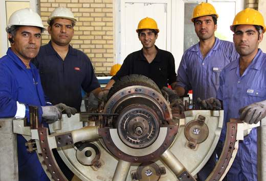مهندسي معکوس توربین زیمنس کلاس توسط متخصصان خوزستان