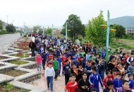 برگزاری همایش بزرگ پیاده روی دانش آموزی در منطقه ۱۰ تهران