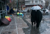 باران و باد  در تهران ادامه دارد