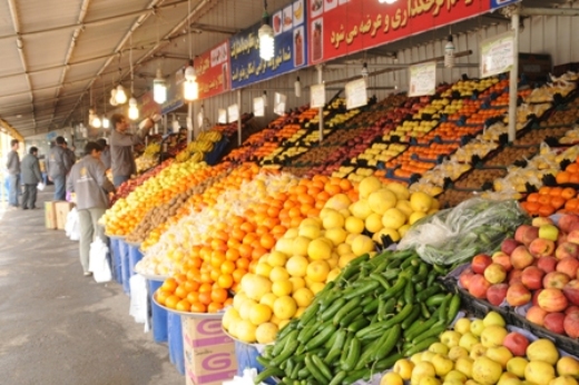 بازارچه میوه و تره بار محله عباسی راه اندازی شد