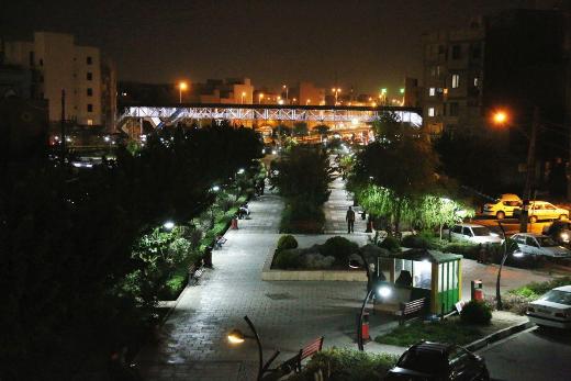 روشنایی باغ راه شیخ محمدی تکمیل شد
