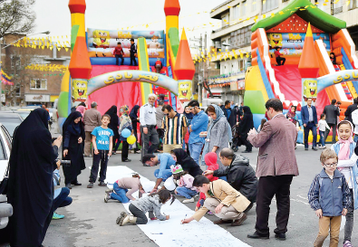 "بوی عید" با برگزاری دومین جشنواره خیابان در دست بچه هاست در منطقه ۱۰ پیچید