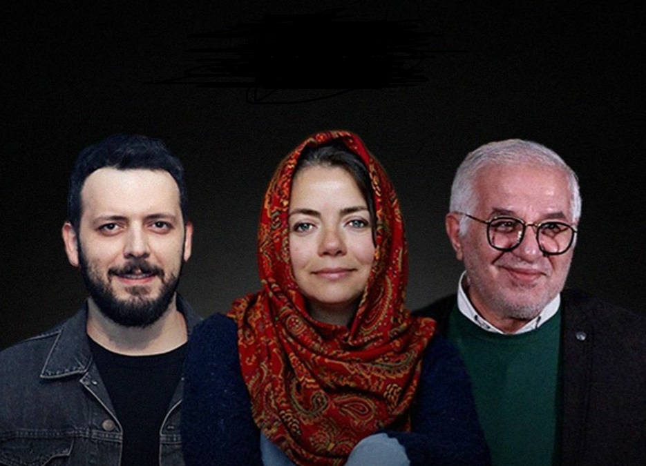 پدرام شریفی، مهتاب نصیرپور و فرید سجادی حسینی در فیلم محسن قرایی